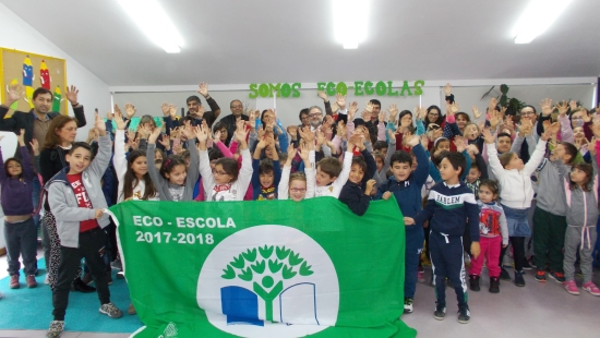 Município de Cantanhede promoveu hastear da Bandeira Verde Eco-Escolas