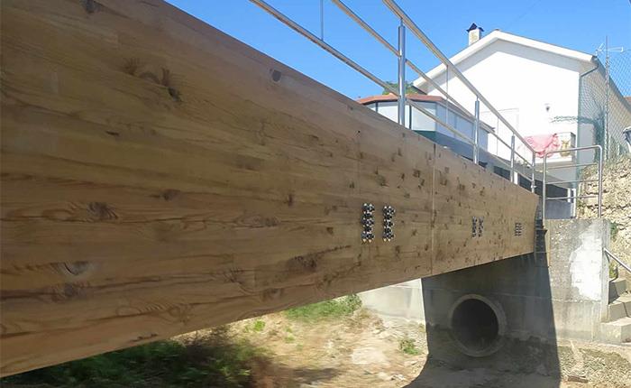 Município requalifica ponte pedonal em Ançã